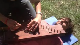 Алексей Качан, прогуживание гуслями