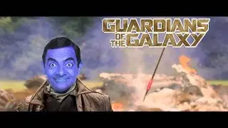 Mr Bean In guardian of the galaxy Arrow Guy
