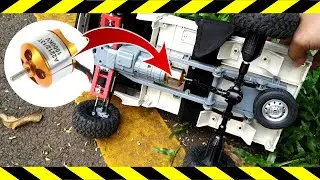 Cara pasang outrunner brushless di WPL D12 – Kelebihan dan kekurangannya
