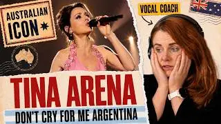 Vocal Coach reacts to Tina Arena - Don't Cry for Me Argentina (Live in Amnéville) Les 2000 choristes