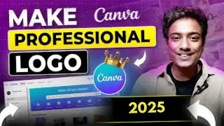 How to make logo in Canva (Hindi) 2025 | How to make a logo on Canva App | Canva Logo Tutorial 2025