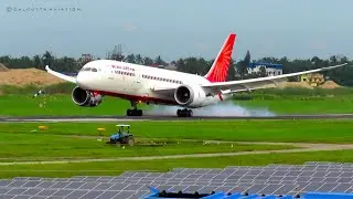 Close Plane Landing at Kolkata Airport | Plane Spotting | Aviation Videos | VECC INDIA