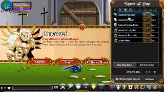 AQW Earth day shop and Dage Dark caster X shop