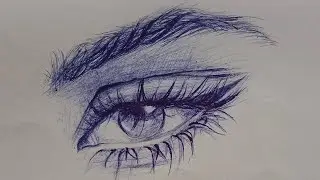 Mastering Realistic Eye Sketch Pen Art