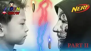 NERF Challenge (PART 2) | Finding The Treasure Box | JADEN SHOW