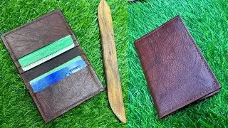How to make a leather card