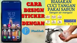Cara Design stiker dengan aplikasi Pixellab | tutorial pixellab