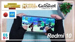 Redmi 10 : Genshin Impact | PUBG | Mobile legends | Antutu | Geekbench