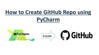 How to Create Git Repo using PyCharm 