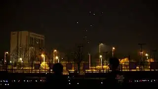 The meteor shower  of manmade