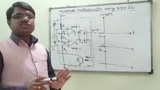 Monostable multivibrator using 555 timer IC