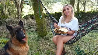 Cooking outdoor ASMR - Thai food (Pad Kra Pao)