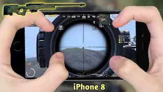iPhone 8 PUBG IZUNA 4 Finger Claw + Full Gyro | GAMEPLAY #9