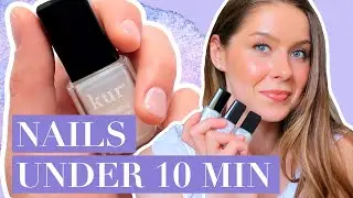 Transform dull nails with one coat of this “illuminating” polish (swatching 3 colors)!
