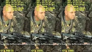 GTX 1080 Vs GTX 1070 Vs GTX 980 TI 4K Crysis 3 Frame Rate Comparison
