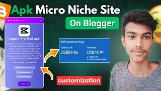 Single Page Apk Micro Niche Site On Blogger Part 2 | International Micro Niche