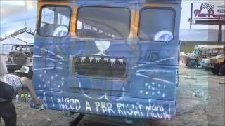 ELKO SPEEDWAY FIGURE 8 BUS PAINT W/ROGUE CITIZEN, BAMBI & Bad Endorsement