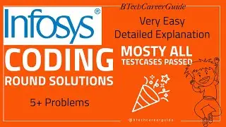 Infosys Specialist Programmer Role | Coding Questions and Solutions | Detailed Explanation | 