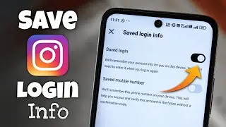 How to Save Login Info on Instagram