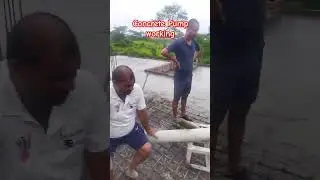 How to Concrete Pump work #shorts  #ytshort