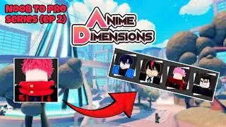I Bought Sung Jin Woo Character - Noob to Pro Series (Ep 2) | Anime Dimension Roblox