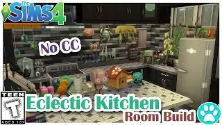 |Eclectic Kitchen| The Sims 4: Room Build