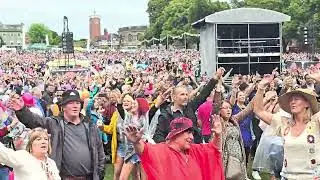 Let's Rock Shrewsbury 2024 - Black Lace - "Sweet Caroline"