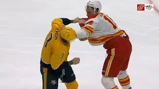 Jeremy Lauzon Drops The Gloves With Nikita Zadorov