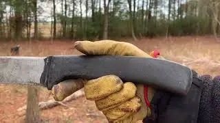 Limbing Small Pines With A 8670 Brush Blade