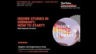 Live session on Higher studies in Germany - ourvoiceindia
