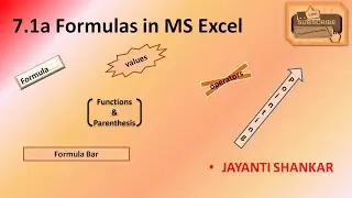 1. Formulas in excel | Class 7 | CBSE