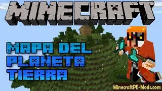 ⚠Mapa del planeta tierra para minecraft pe 15.1⬇