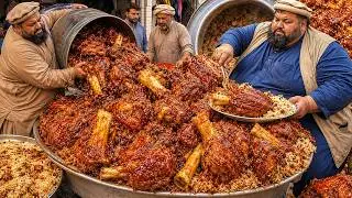 Most Cheap Afghanistan Street food | Kabuli pulao |  Roasted Chicken | Biryani recipe | Curry recipe