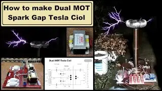 Dual MOT (microwave oven transformer) Tesla Coil