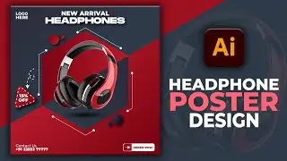 Illustrator CC Tutorial | Graphic Design | Advertising Poster Design. 🔥🔥