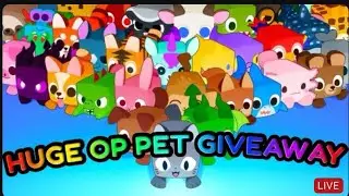 Pet Sim 99 GRIND TO LEADERBOARDS! (Giveaways) 🔴Live🔴