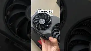 Unboxing Asus RX6600 8G #gaming #budgetgamingpc #pcbuild #pcgaming