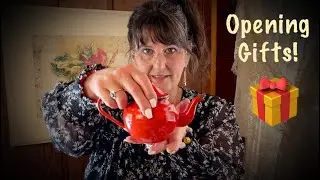 Opening Gifts from Subscribers! (Soft Spoken only) Unboxing of new & unusual gifts. ASMR
