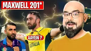 Ballay main spring? Maxwell 201* | AUS VS AFG ICC WC 2023 | Junaid Akram