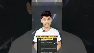Read What's app chat while what's app lock 😜🤭 #techshorts #shorts #reels