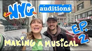 waitress nyc auditions! prepping, BTS vlog (+ teaching class!)