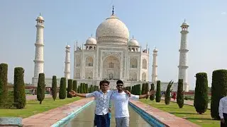 #agra #tajmhal and #redfort  full #vlog with friends [ ak king Abhishek ]