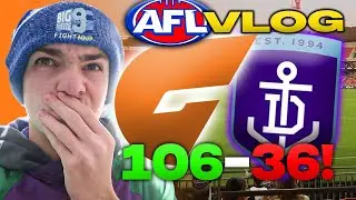 70 POINT EMBARRASMENT! (AFL VLOG) GWS Giants vs Fremantle Round 14 2023
