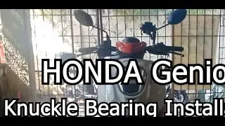 DIY Honda Genio Knuckle Bearing Installation