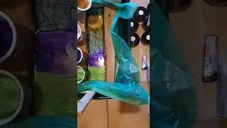 Epoxy Test mit mehreren metallic farben