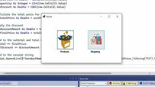 Shopping Receipt in VB Net