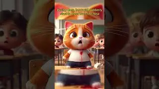 Kitten gains weight to save dad 😺 ginger cat | A true store #cat #kitten #aicat #cute #story #shorts