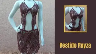 Vestido abacaxi Rayza -Parte 1/3 #gabycroches #crochet #modafeminina #vestidodecroche