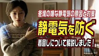 冬場の嫌な静電気の原因と対策 静電気を防ぐ着回しについて解説しました