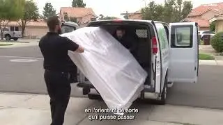 Comment charger un matelas dans une fourgonnette U-Haul